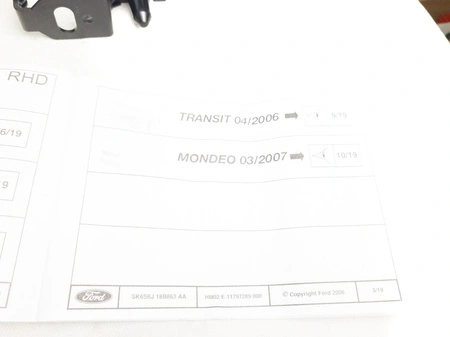 Luneta radio 1 DIN Ford Mondeo Fiesta Transit S-Max