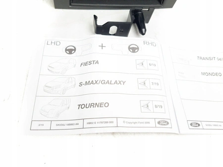Luneta radio 1 DIN Ford Mondeo Fiesta Transit S-Max