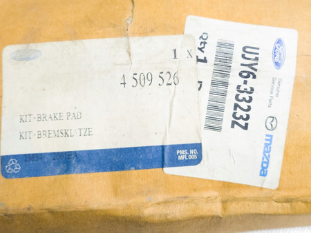 Ford Ranger Mazda BT50 BT50 B-series pads ORIGINAL