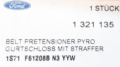 Klamra pas bezpieczeństwa Ford Mondeo mk3 NOWA