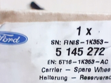 Uchwyt linka koła zapasowego Ford Connect Custom