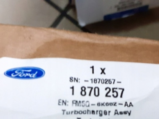 Ford MONDEO V FIESTA 1.5 TDCI turbocompresor NOU