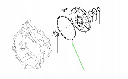 Ford Focus garnitura pompei de transmisie automată
