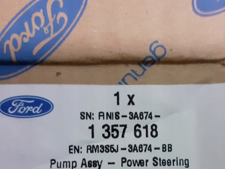 Pompa wspomagania Ford STREET KA 1.6 95PS FIESTA V