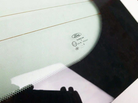 ORYGINAŁ Szyba tylna tył LEWA Ford Transit 00-06