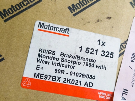 Plăcuțe de frână față Ford Mondeo Cougar Scorpio