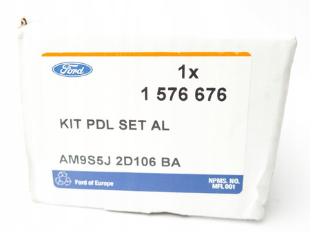 Originalul Ford Ka acoperă pedalele din aluminiu