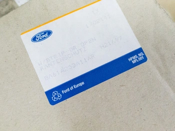 Ford Fiesta mk7 sigiliu ușă spate NEW